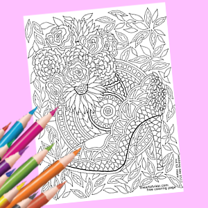 Free Coloring Page For Adults - Wedding Day 0517 - coordinates with Wedding Fashion And Traditions - A Coloring Book For Adults