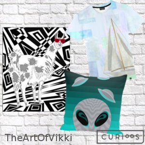 THE ART OF VIKKI ON CURIOOS