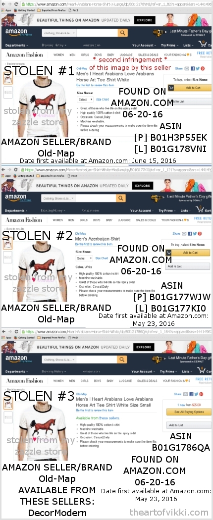 I LOVE ARABIAN HORSES COUNTERFEIT GOODS SOLD ON AMAZON, TAKEN FROM MY ZAZZLE STORE